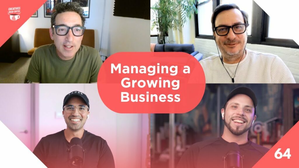 Managing a Growing Business (Feat. Bottle Rocket Media) | Creatives Grab Coffee 64